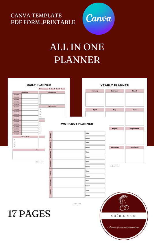 All in one adhd planner